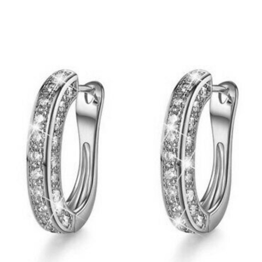 NEW Sterling Silver Beautiful Earrings - Picture 3 of 3